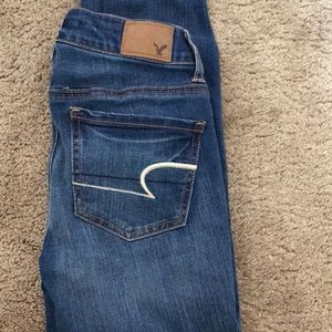 AMERICAN EAGLE JEANS SUPER STRETCH NEVER WORN